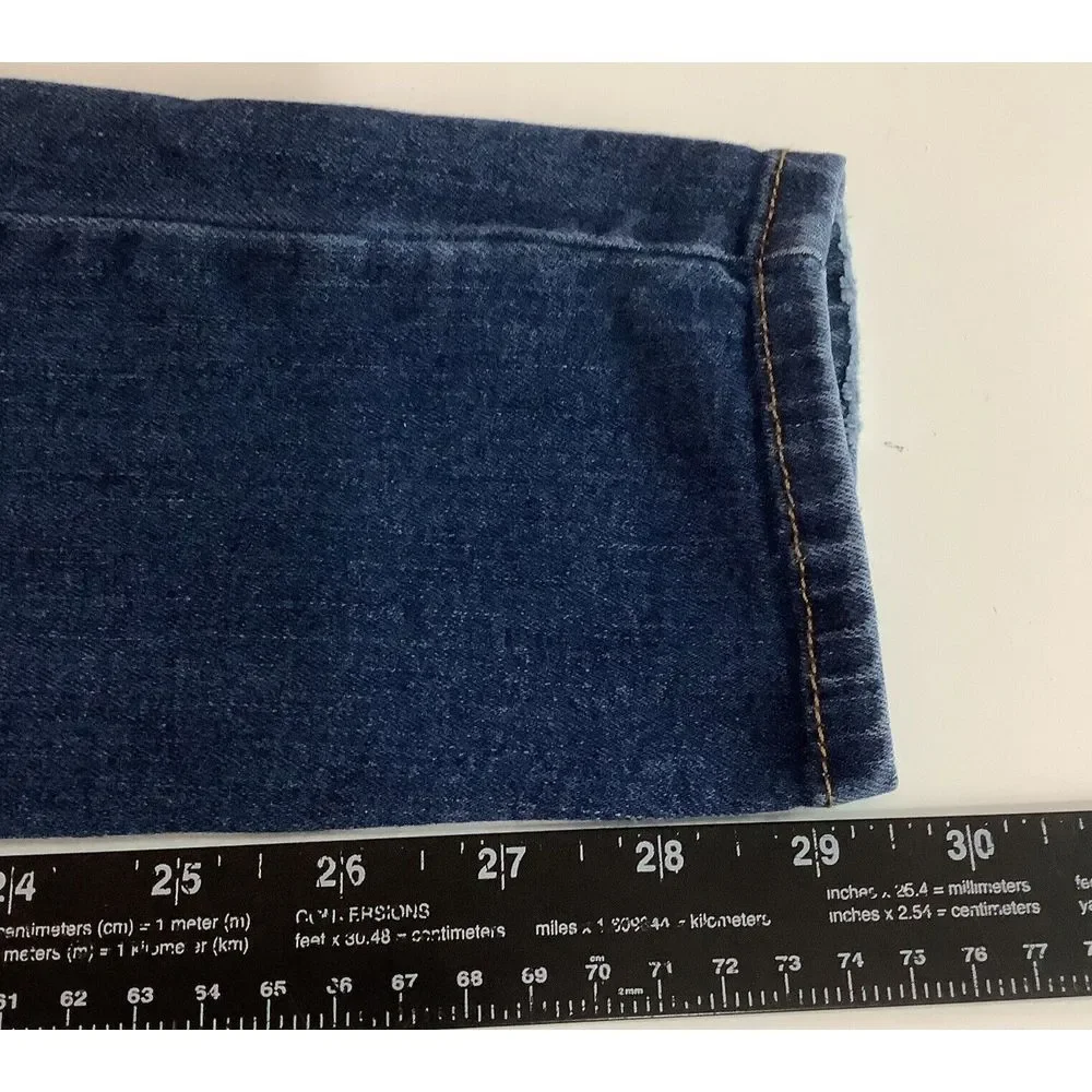 Flying monkey platinum jeans Women's Size 29 Skinny Embroidery Flower Distressed - Picture 6 of 13